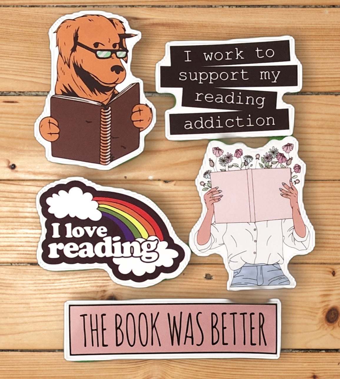 Book Addiction Stickers