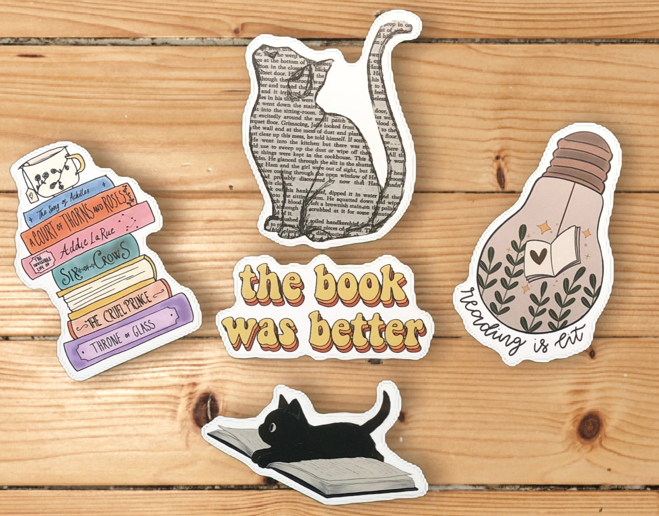 Book Addiction Stickers