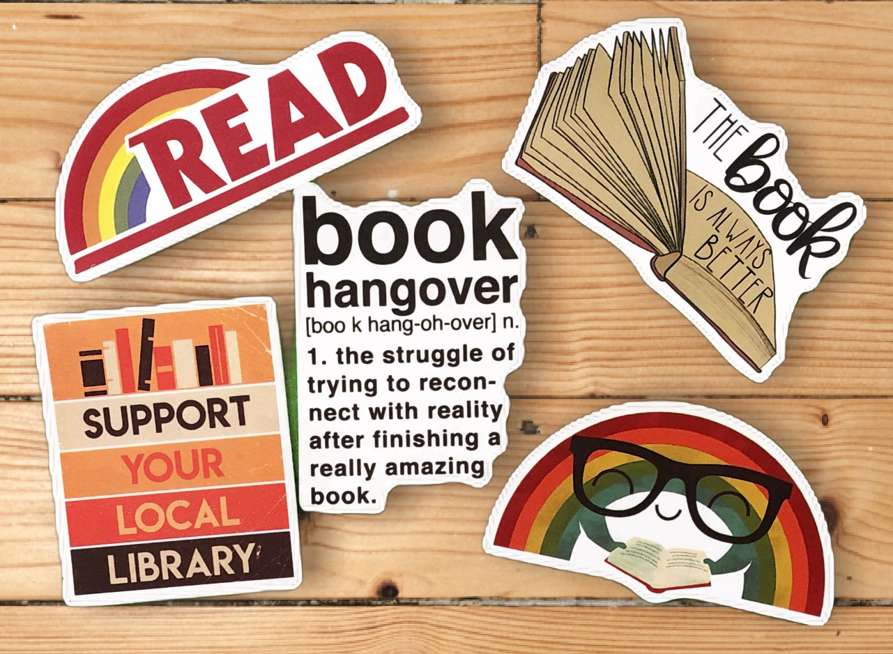 Book Addiction Stickers