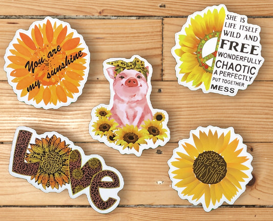 Sunflower Stickers
