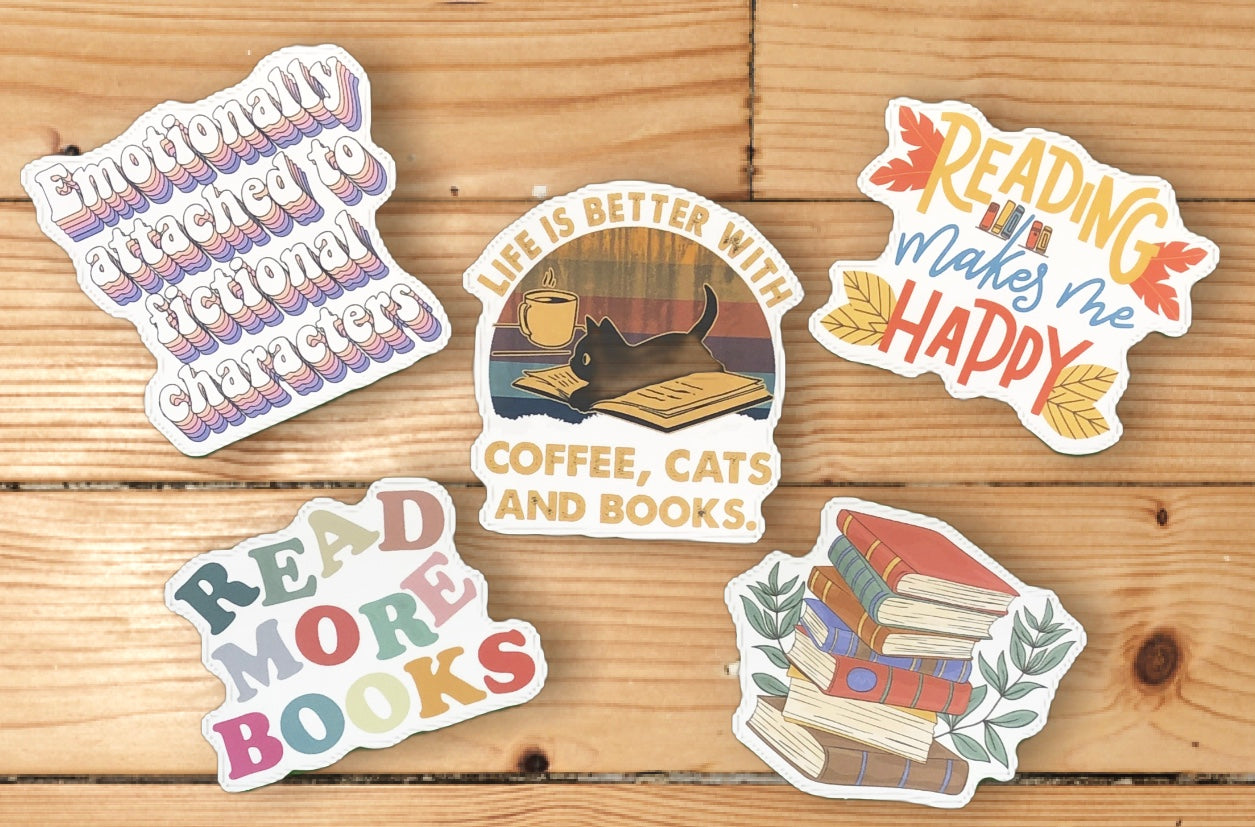 Book Addiction Stickers