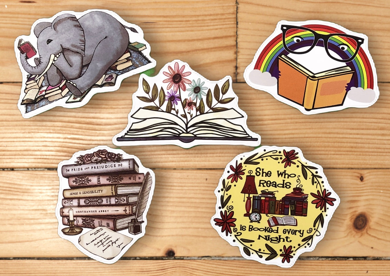 Book Addiction Stickers
