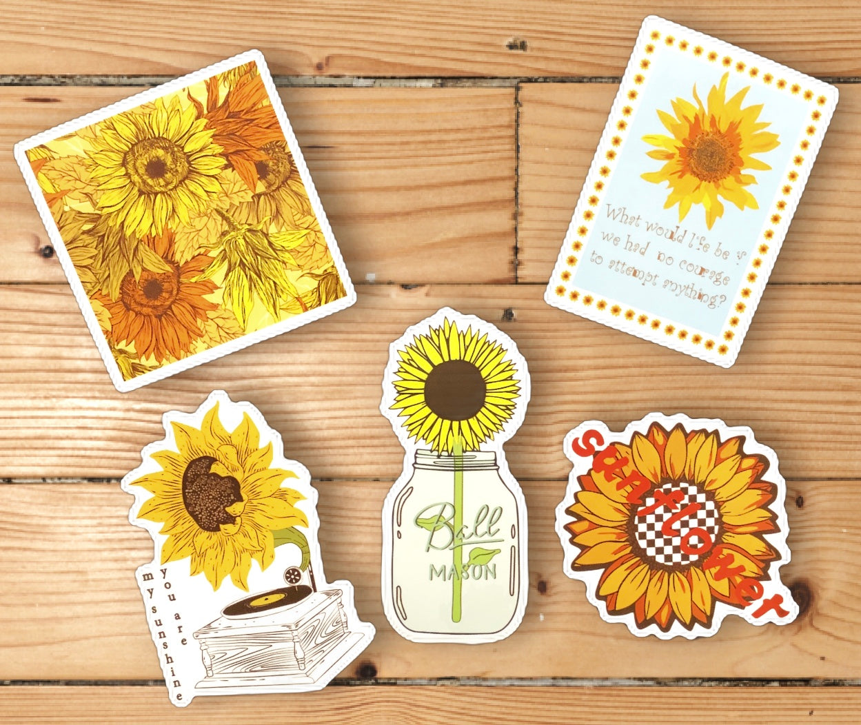 Sunflower Stickers