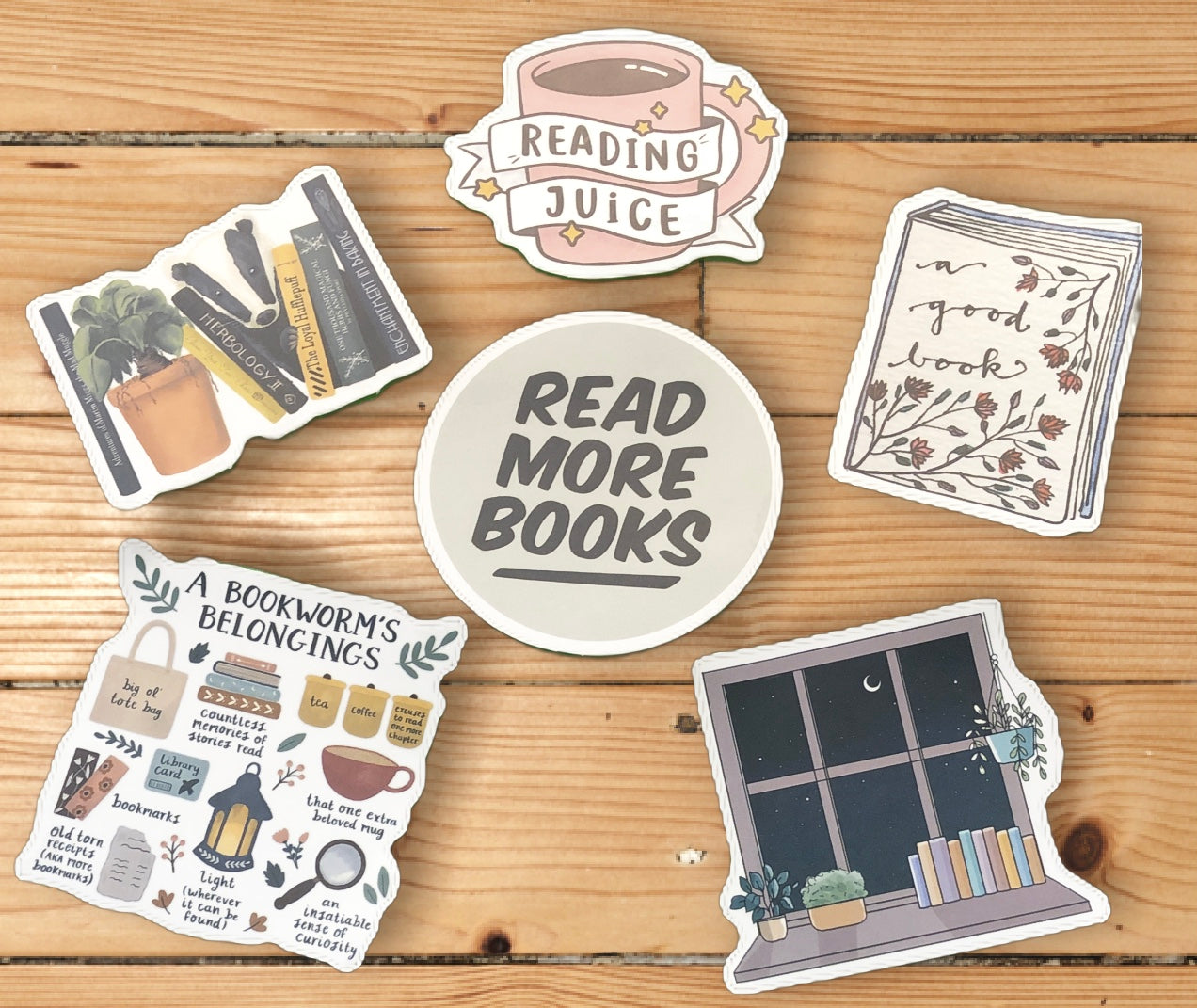 Book Addiction Stickers