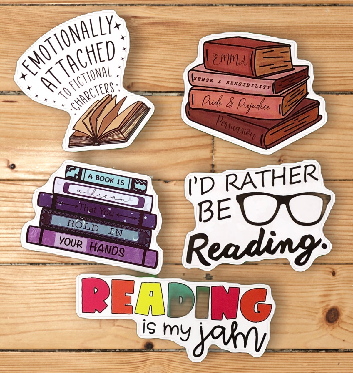 Book Addiction Stickers