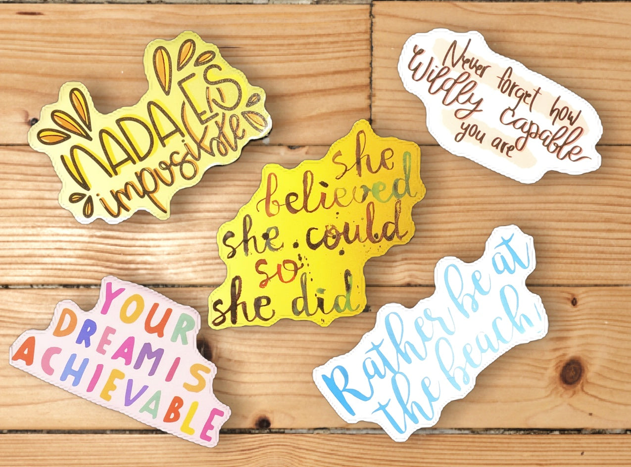 Positive Thoughts Stickers