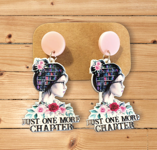 Just One More Chapter --Earrings