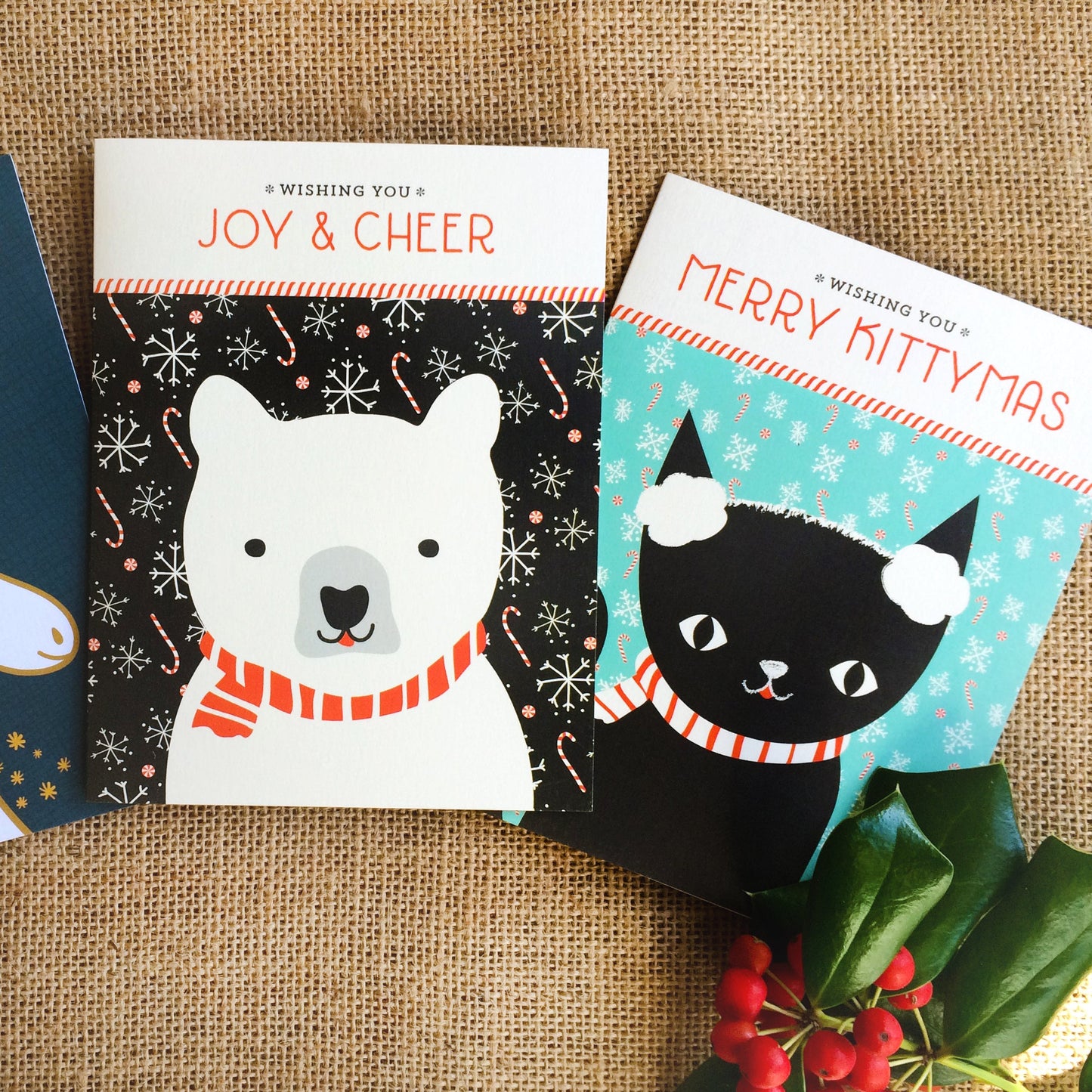 Kitty Christmas Holiday Card