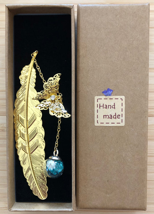Metal Feather Bookmark