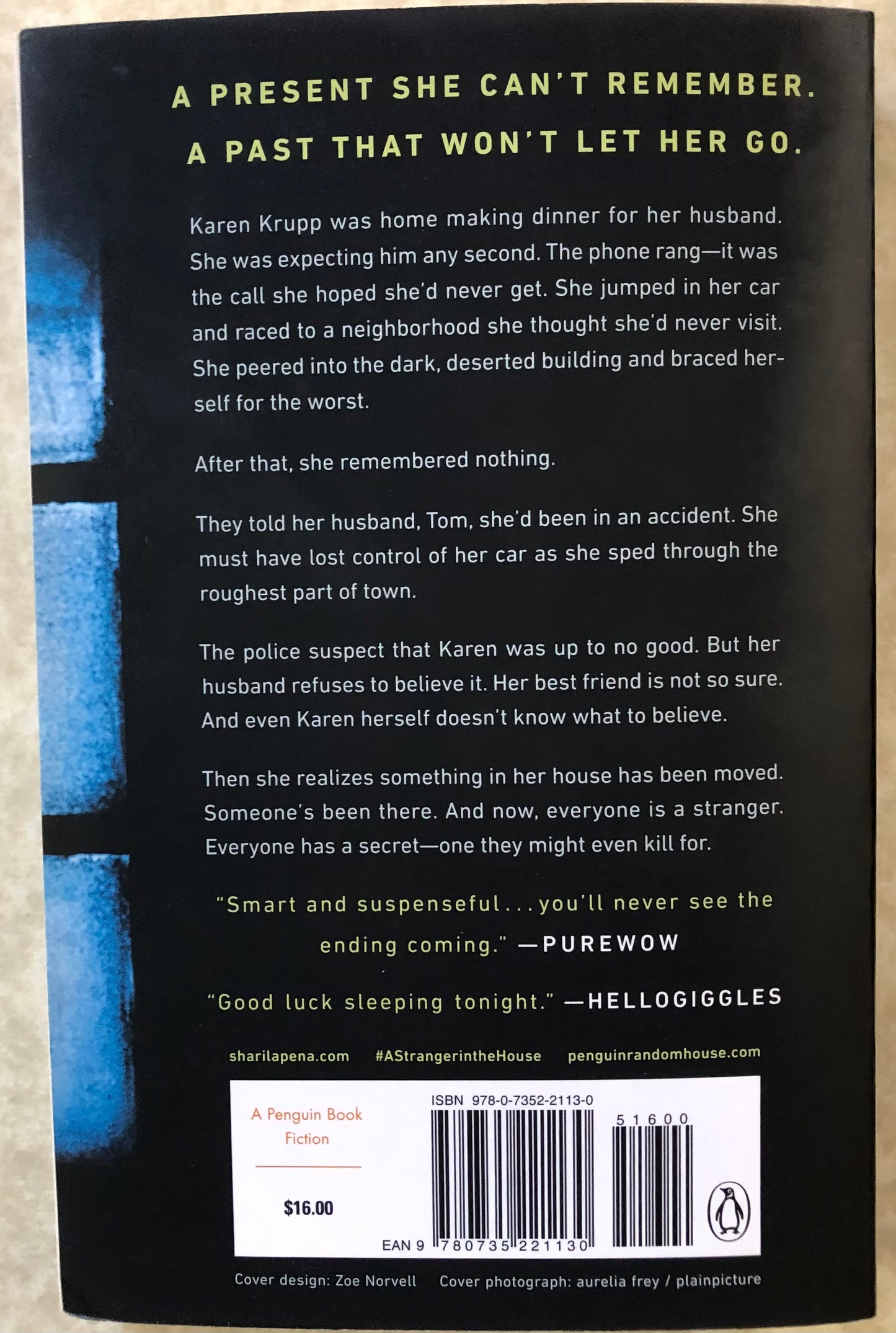 A Stranger in the House by Shari Lapena