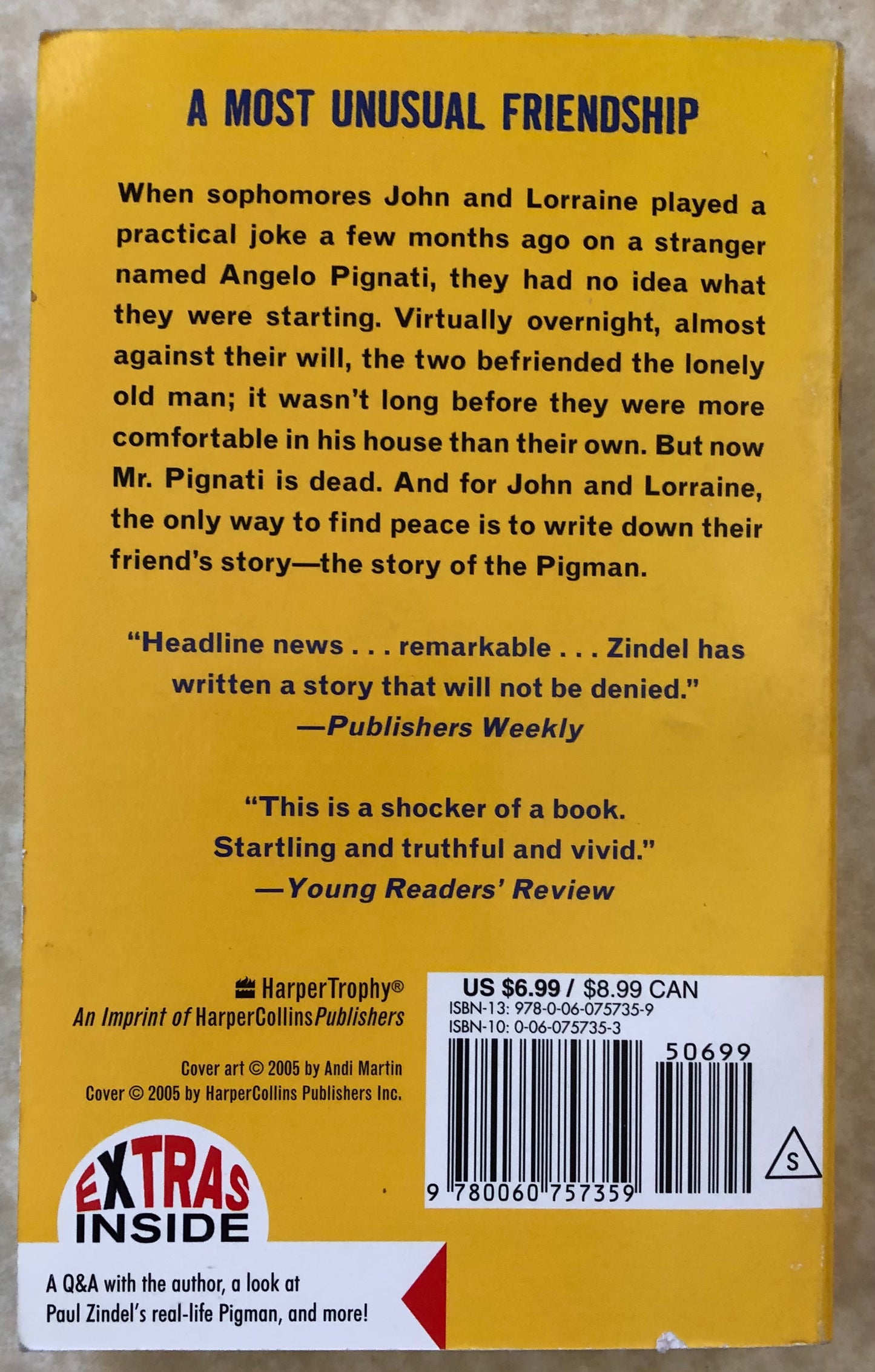 The Pigman by Paul Zindel