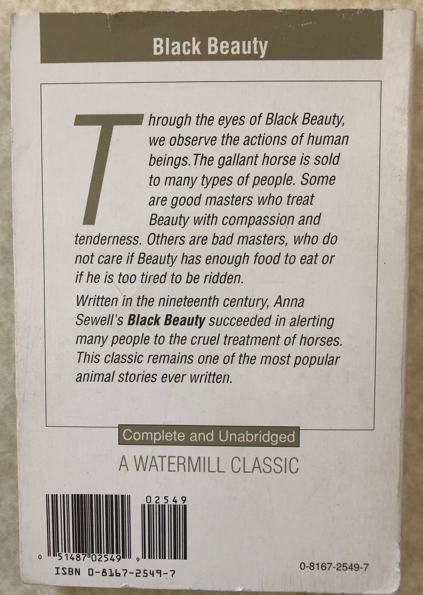 Black Beauty by Anna Sewell