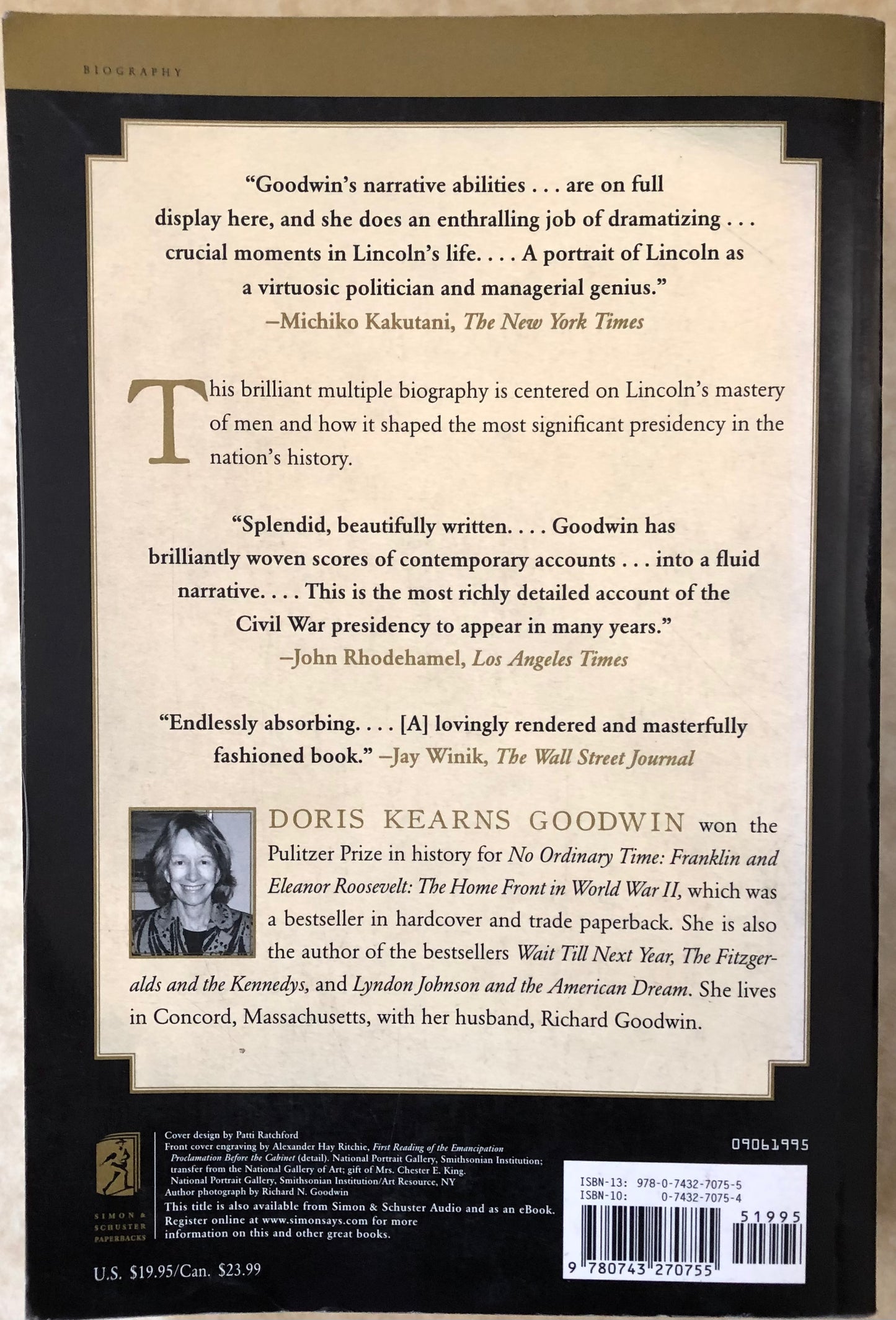 Team of Rivals by Doris Kearns Goodwin
