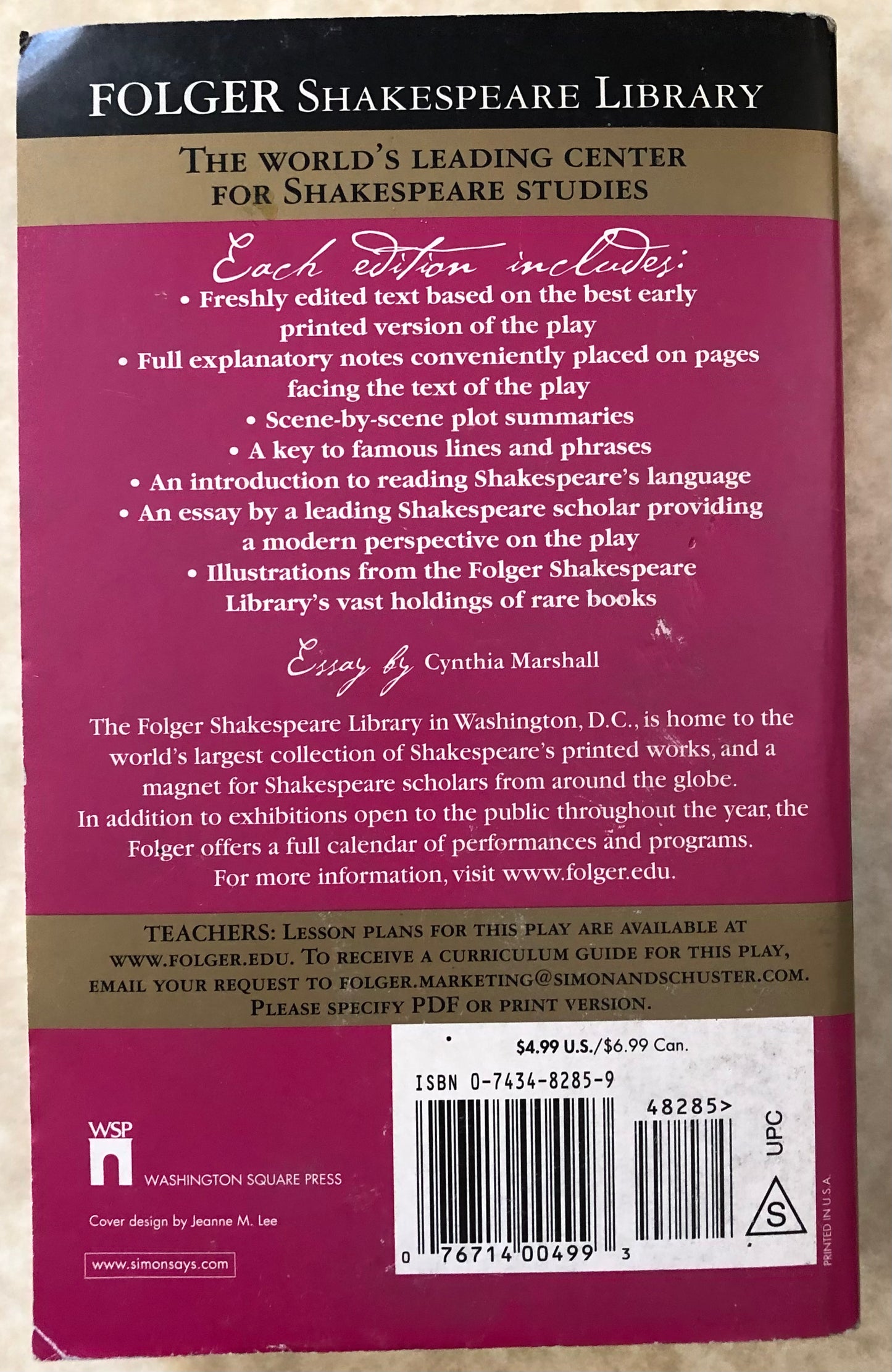 Antony and Cleopatra by William Shakespeare