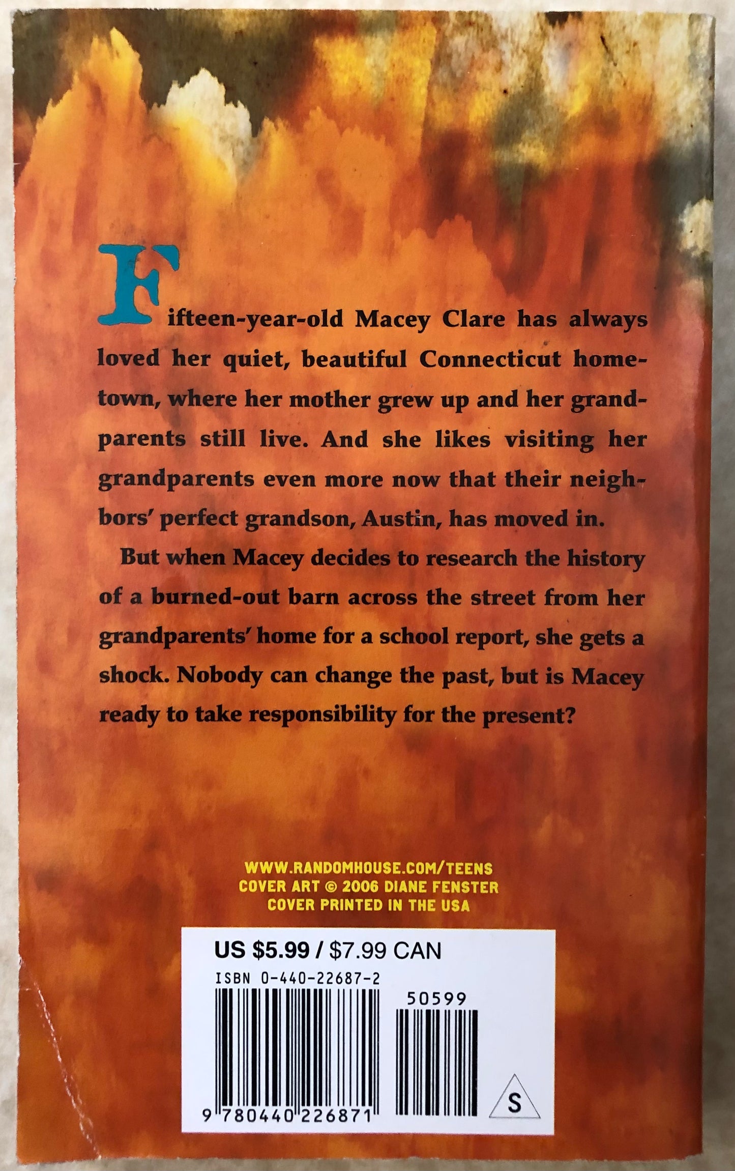 Burning Up by Caroline B. Cooney