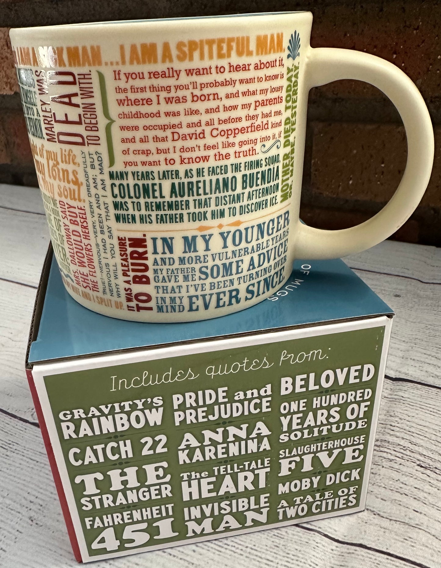 First Lines of Literature Mug
