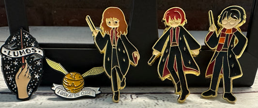 Fantasy Book Themed Pins (1-inch)