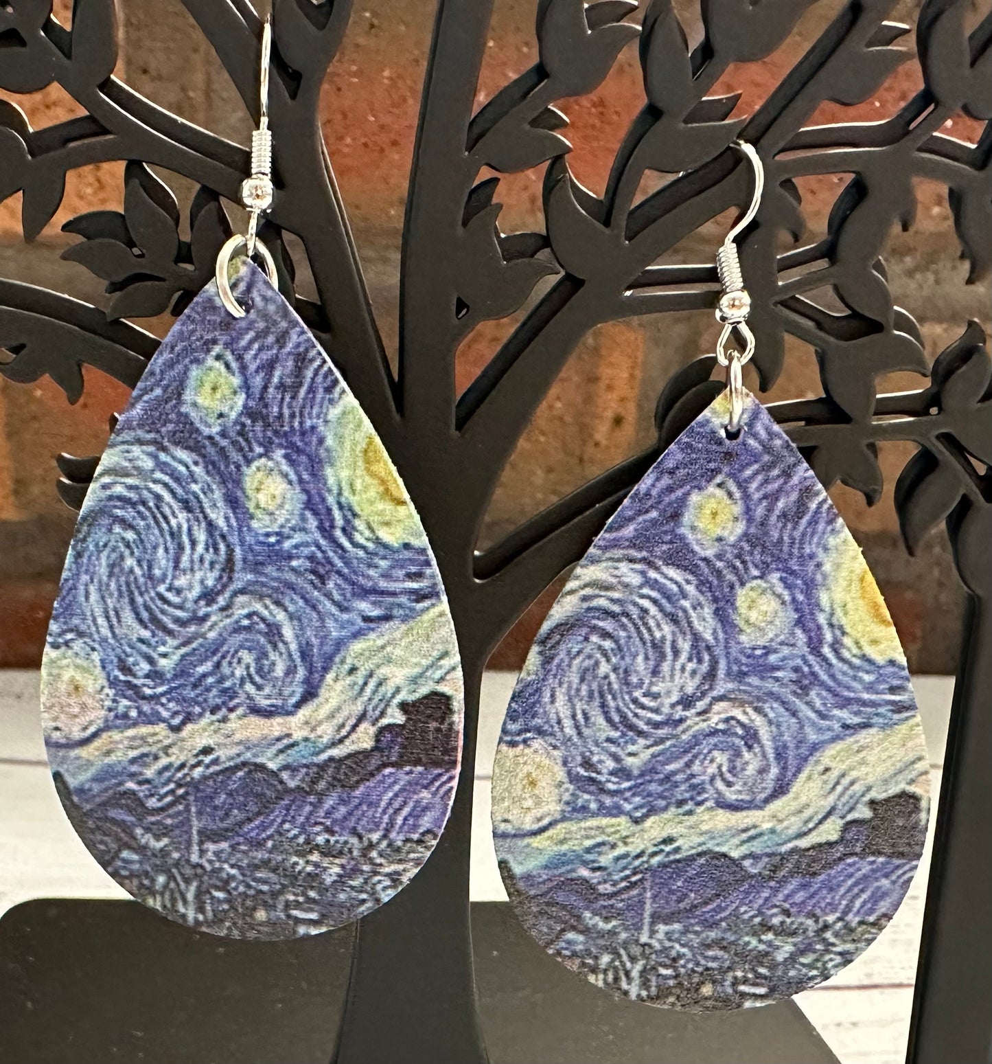 Van Gogh Starry Night Earrings