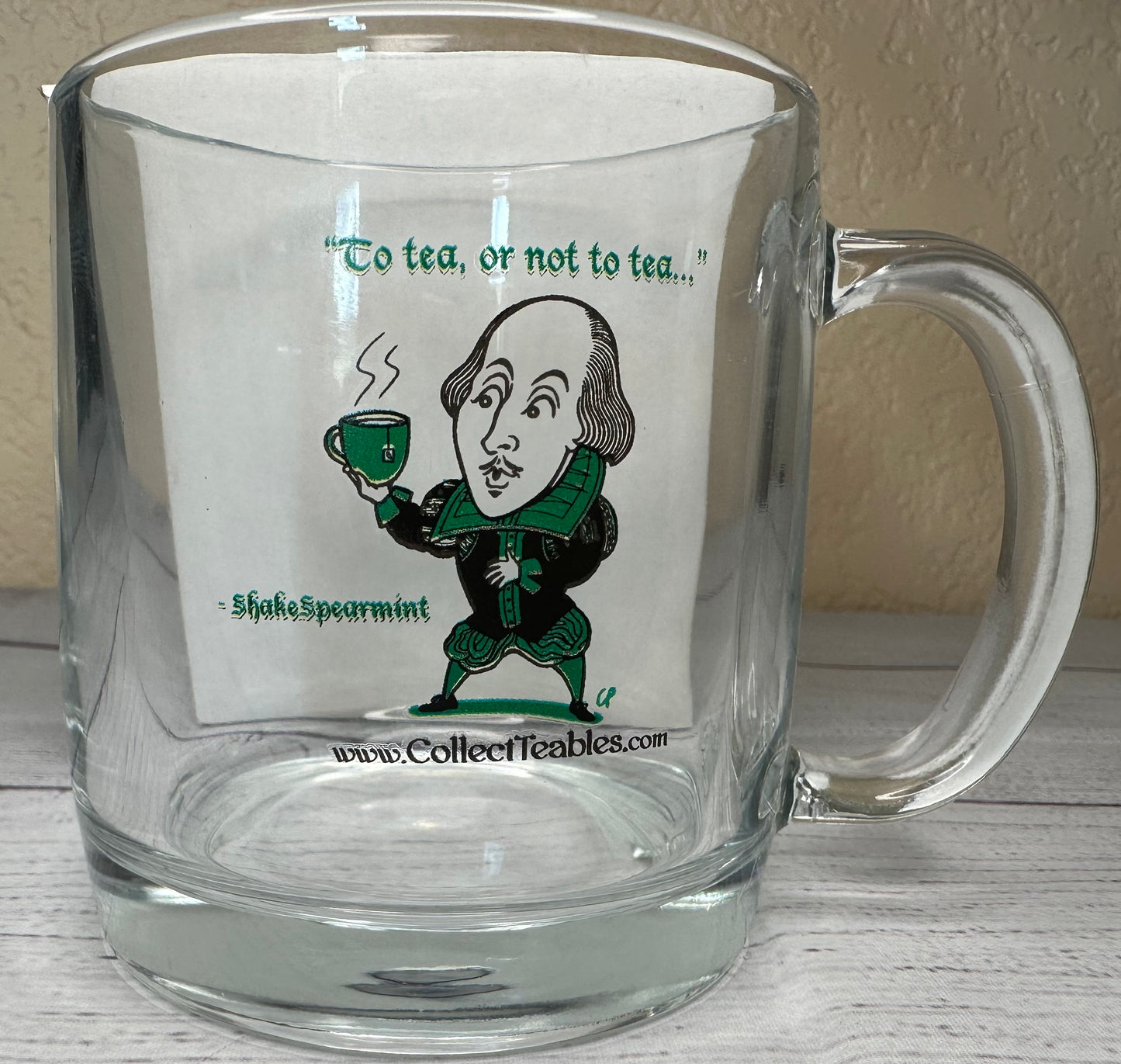 ShakesSpearmint (Shakespeare) (Glass Mug)