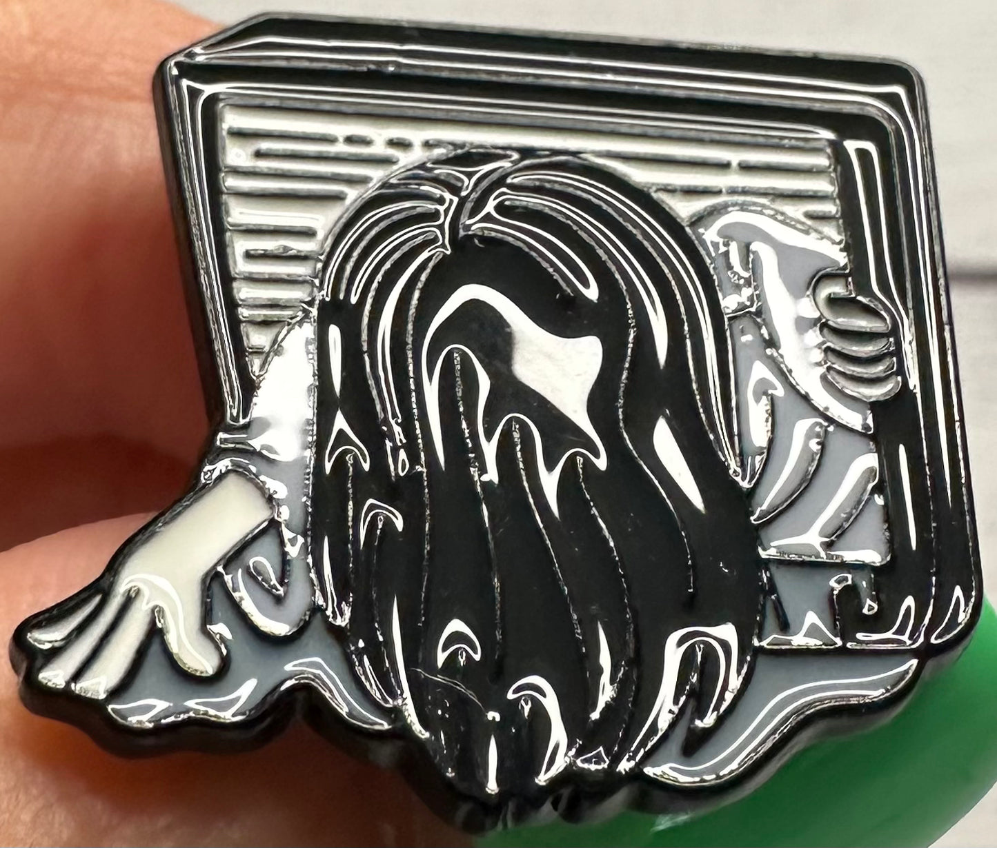 Scary Books & Movies Themed Pins (1-inch)