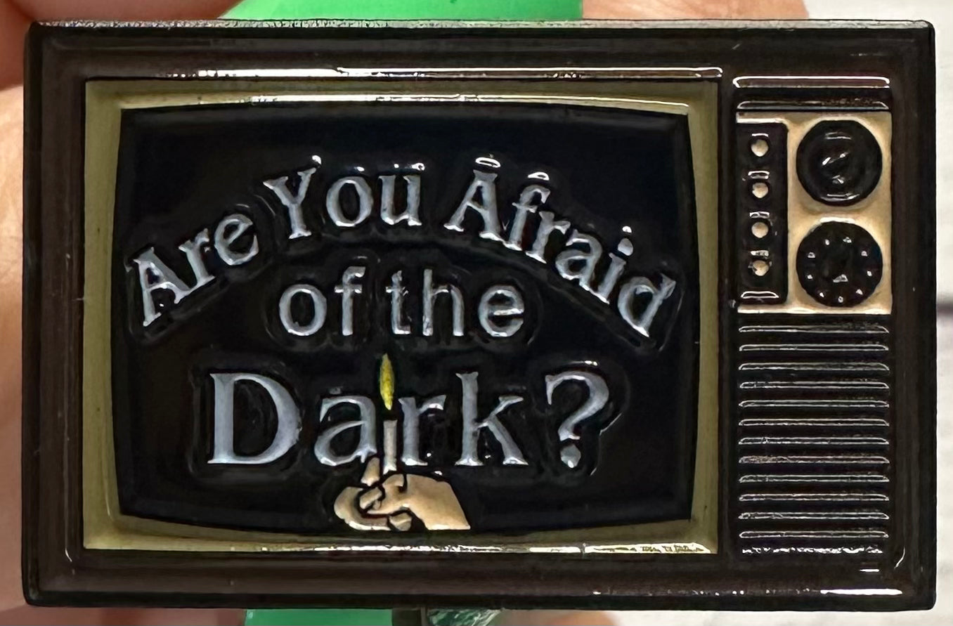 Scary Books & Movies Themed Pins (1-inch)