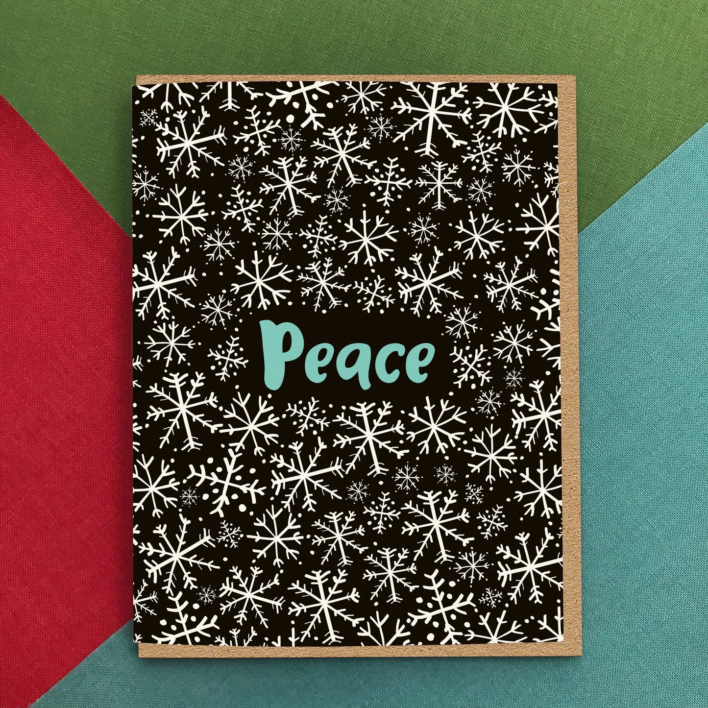 Snowy Peace Holiday Card
