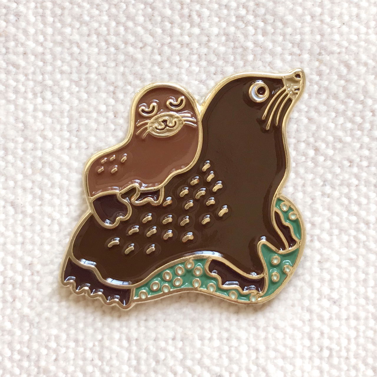 Sea Lions Enamel Pin