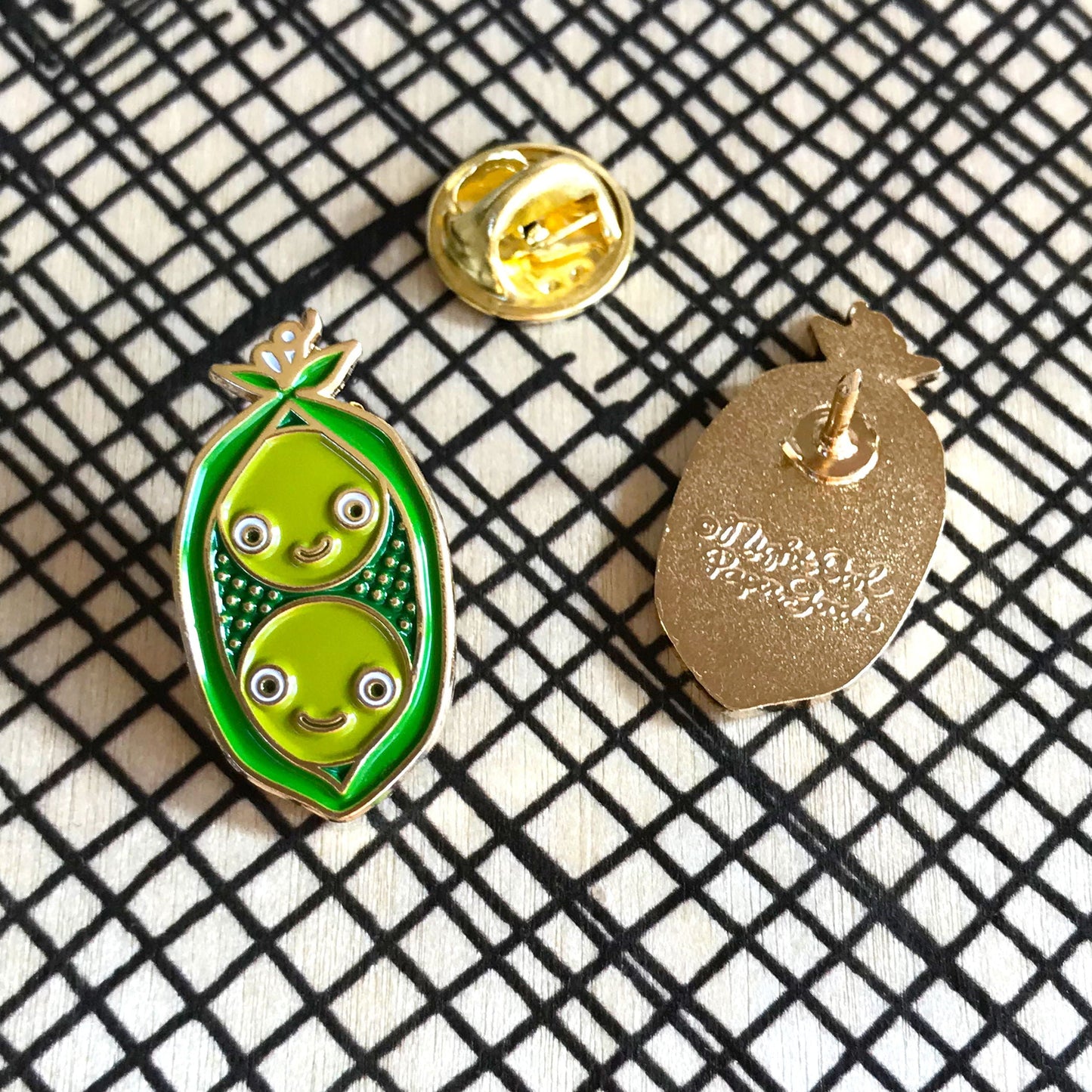 Two Peas in a Pod Enamel Pin