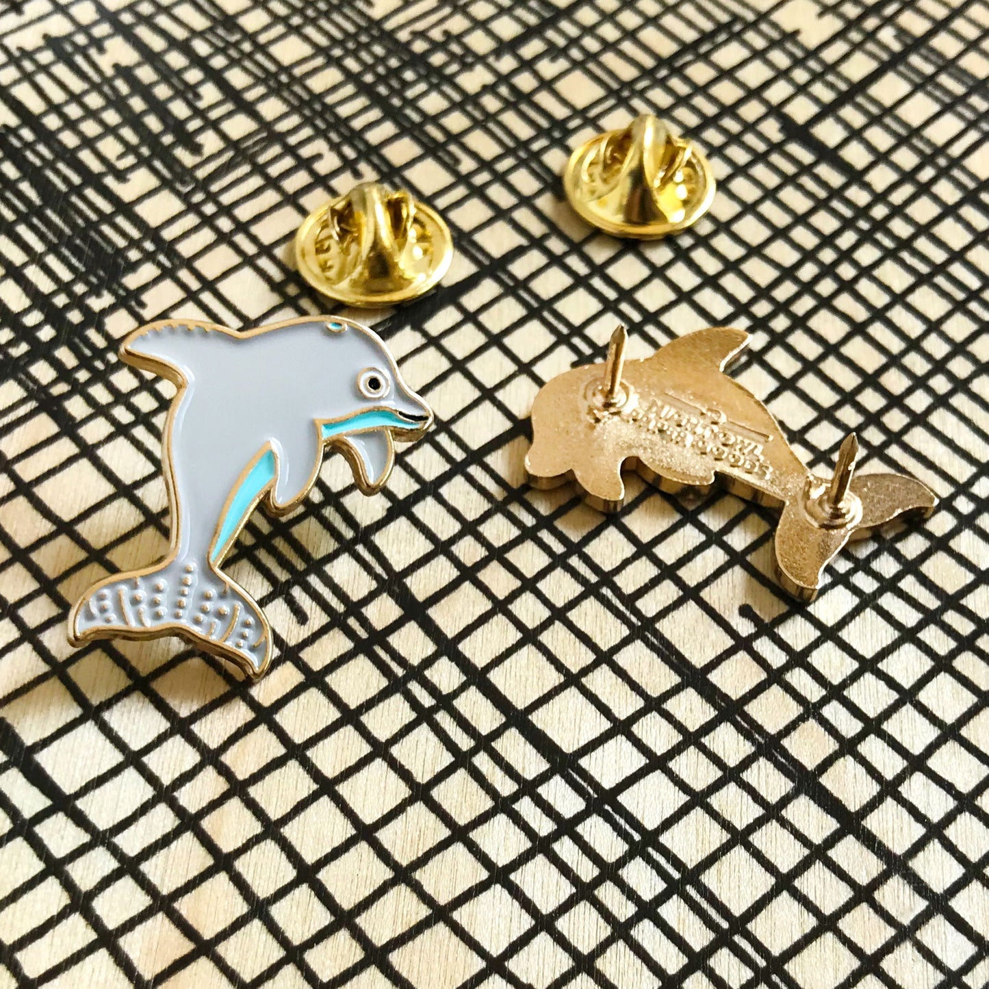 Dolphin Enamel Pin