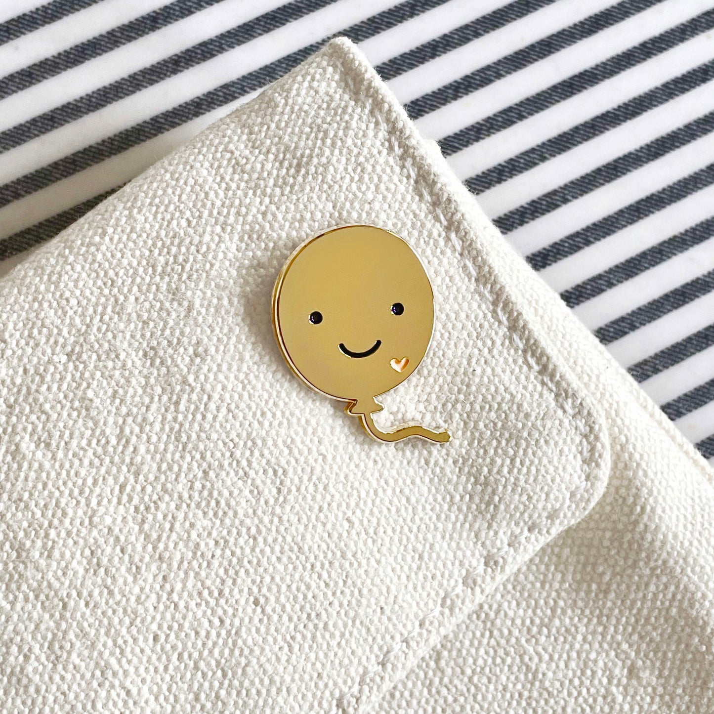 Happy Balloon Enamel Pin
