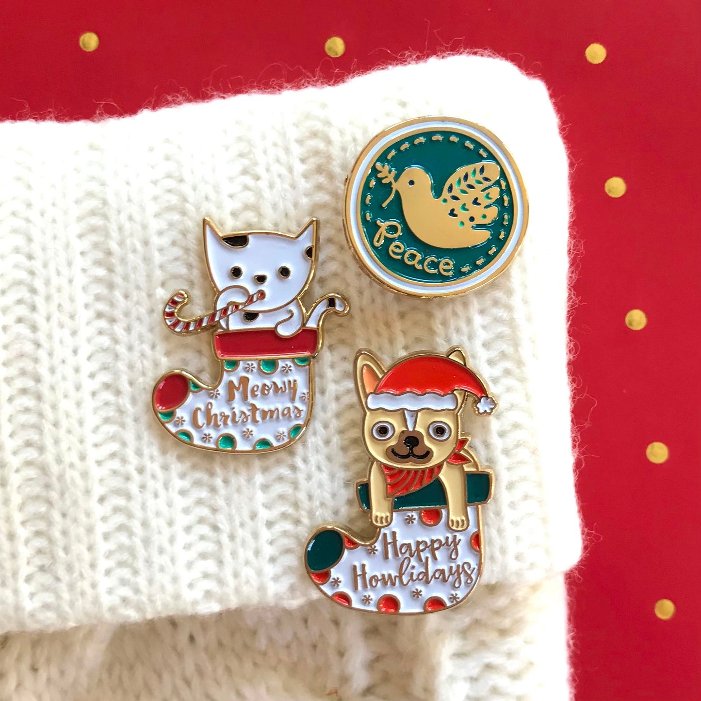 Peace Dove Enamel Pin