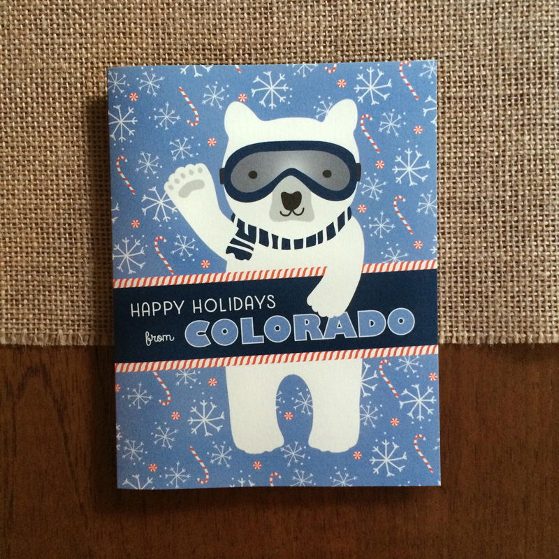 Polar Colorado Holiday Card