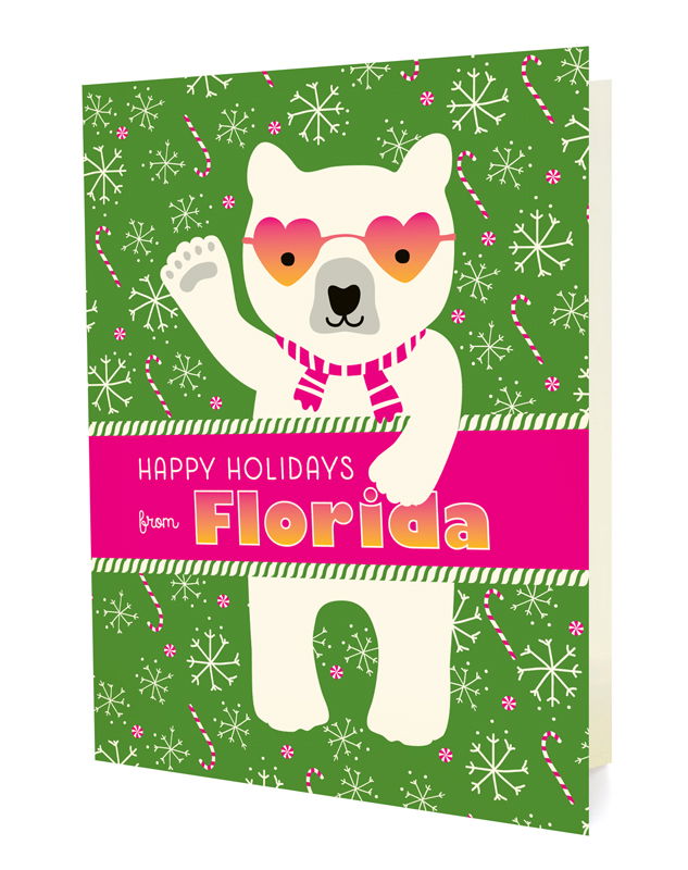 Polar Florida Holiday Card