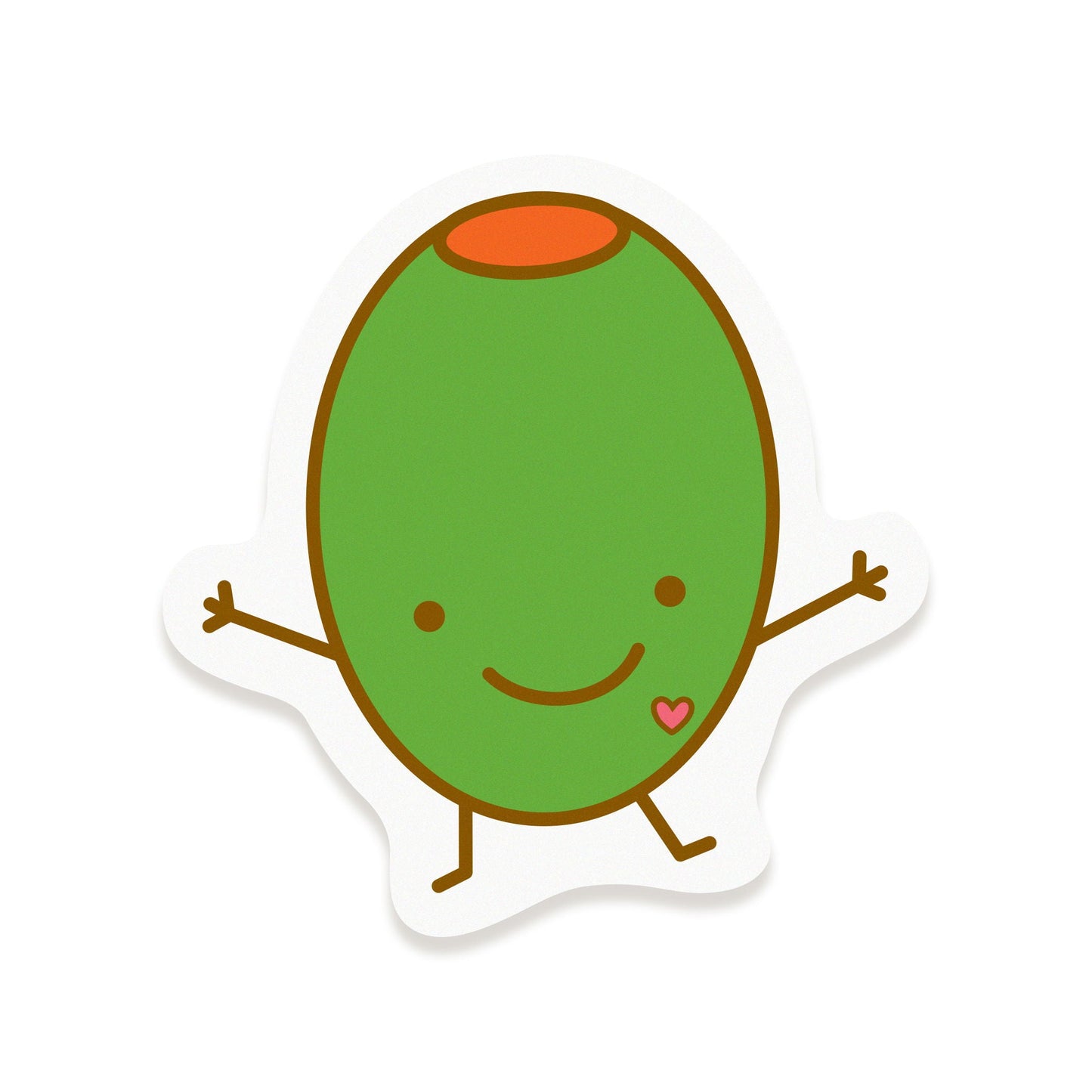 Miss Olive Sticker Thinking of You Card