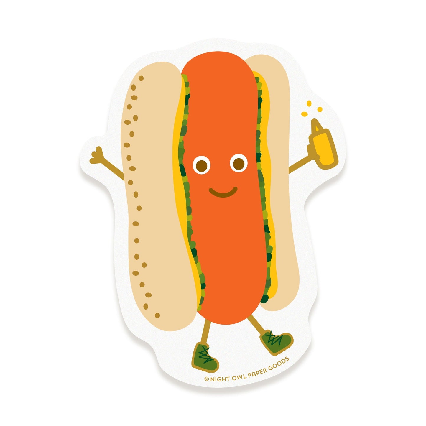 Relish Dog Vinyl Sticker
