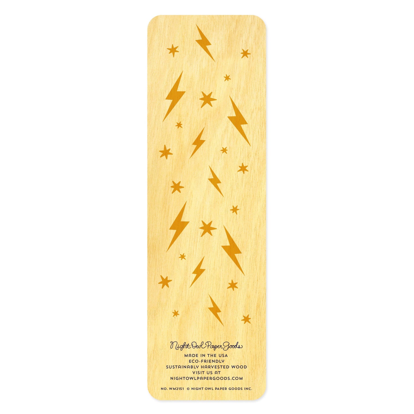 Super Powers Wood Bookmark