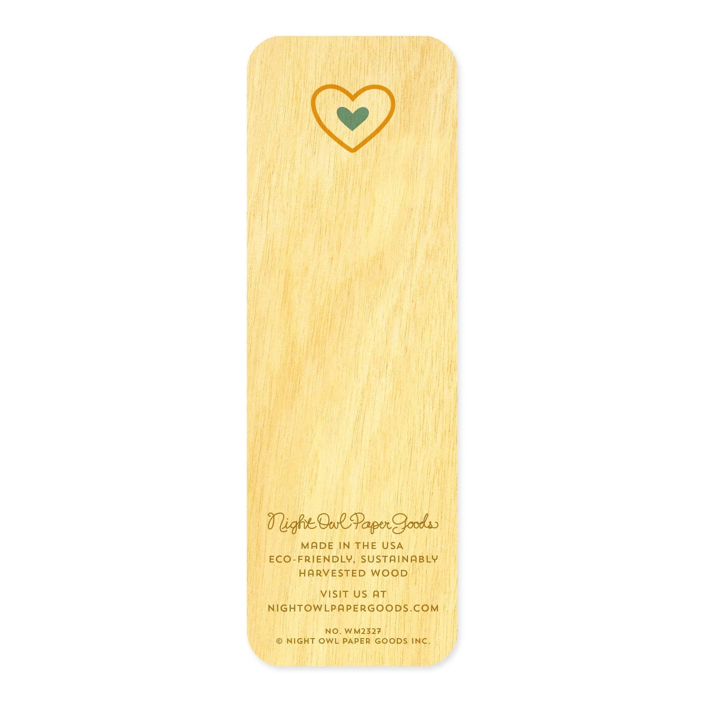 Love Mini Wood Bookmark