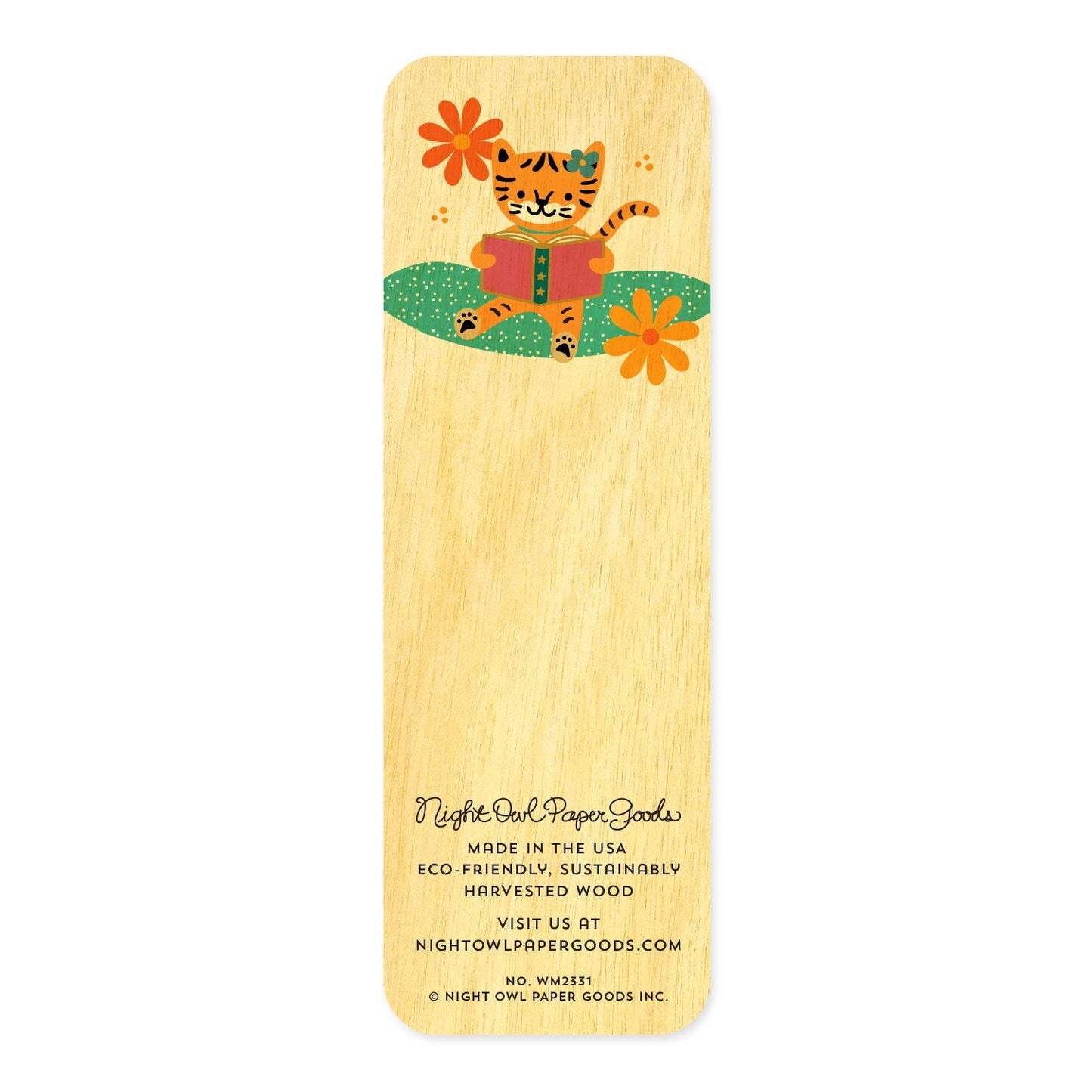 Tiger Tales Bookmark Birthday Card