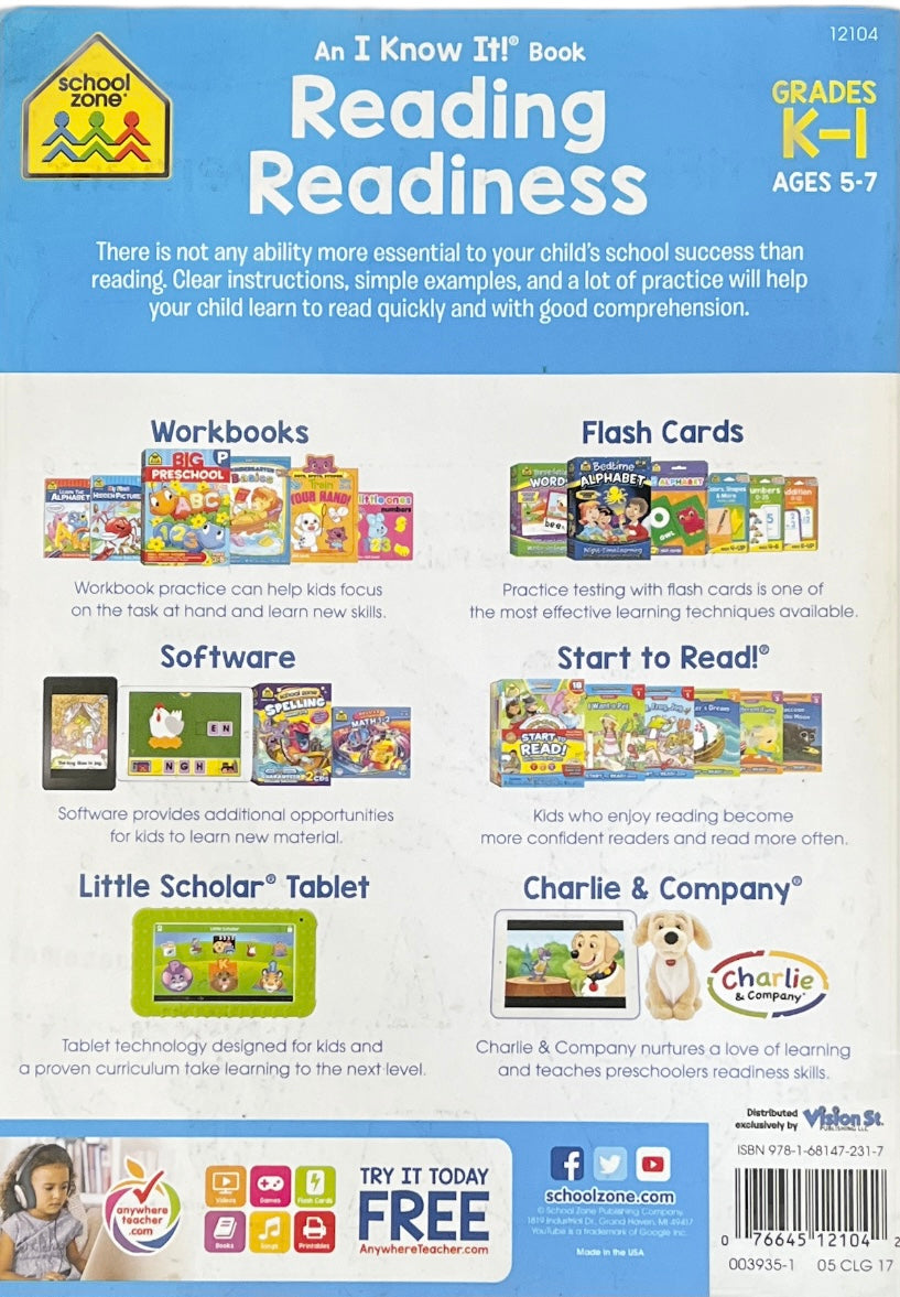Reading Readiness Book 2 -- Grades K-1