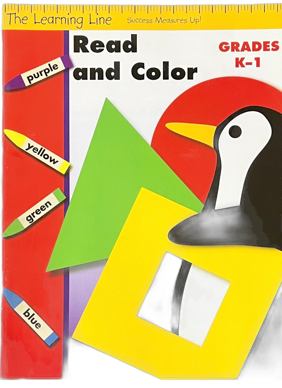 Read and Color -- Grades K-1 --The Learning Line