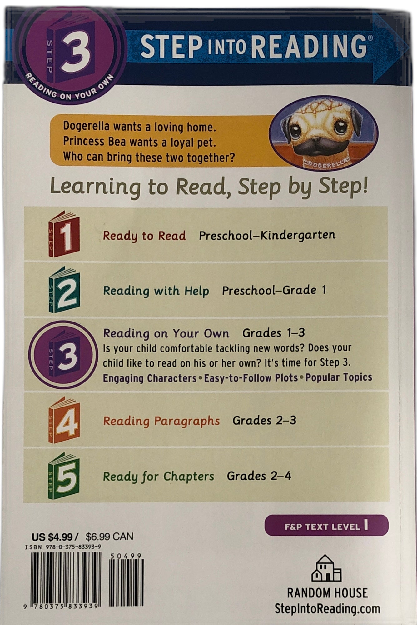 Dogerella (Step into Reading) by Maribeth Boelts