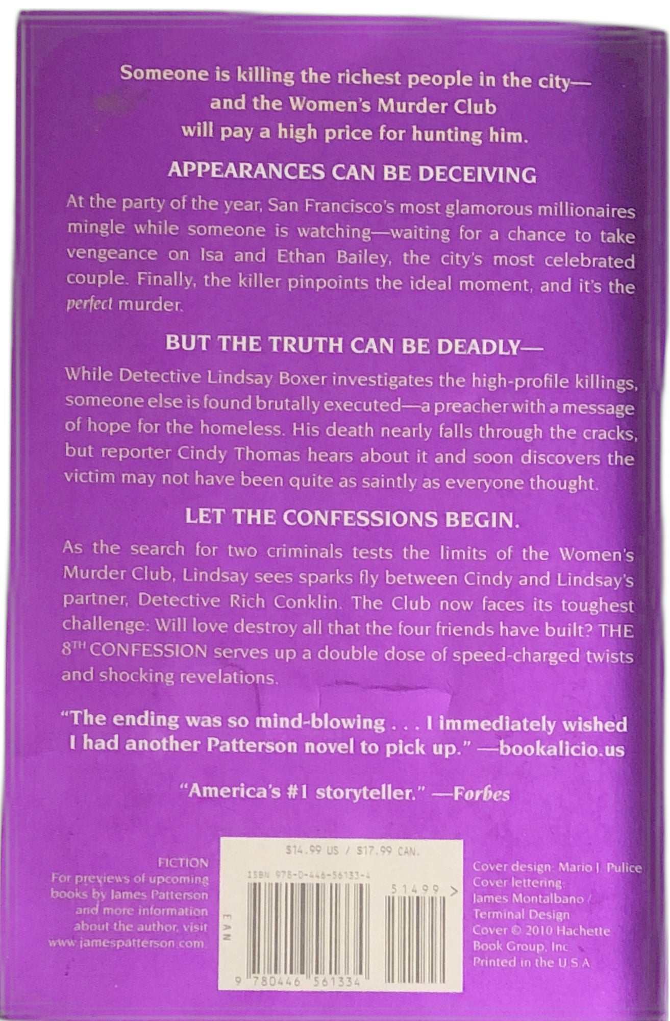 The 8th Confession by James Patterson & Maxine Paetro