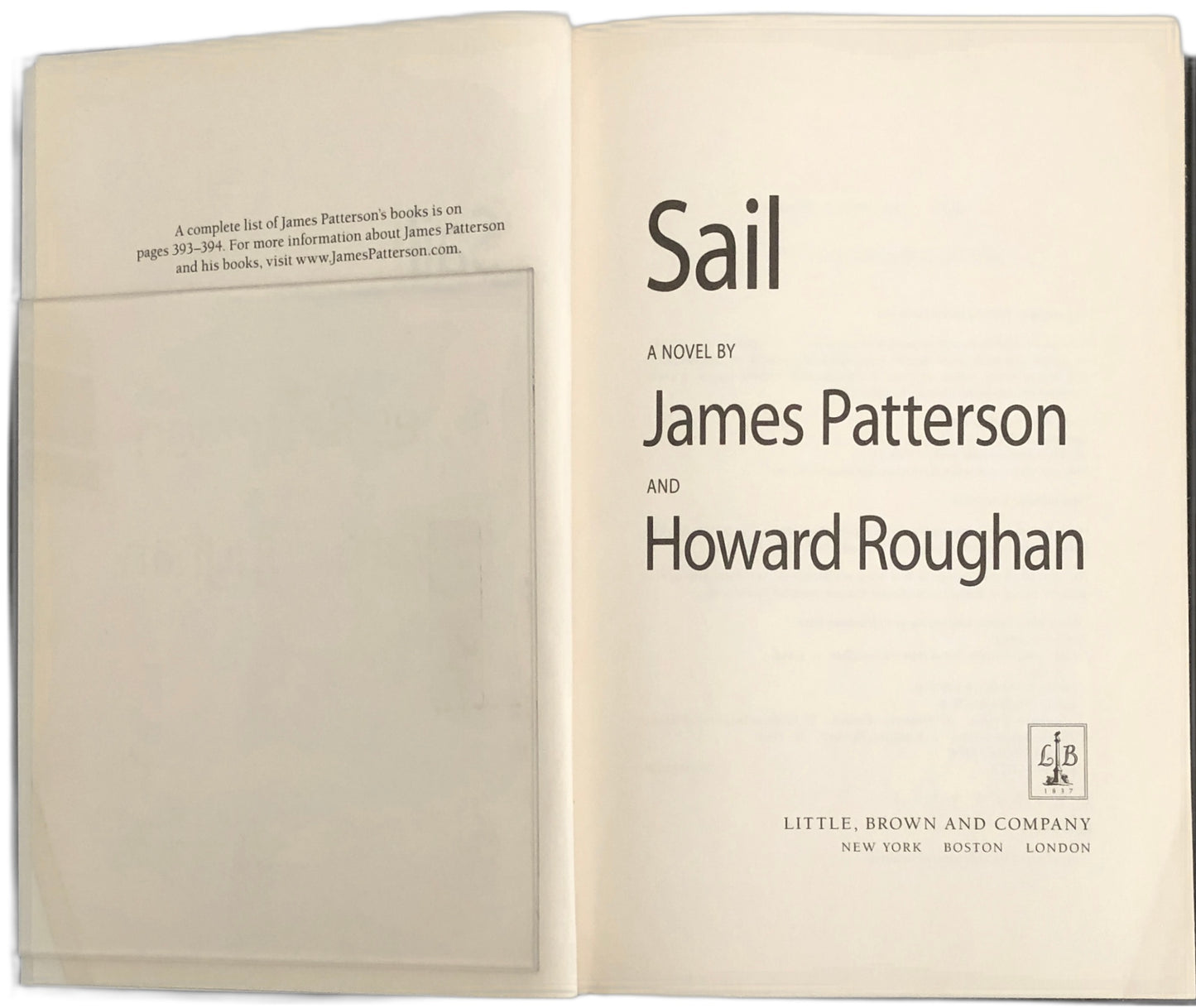 Sail by James Patterson