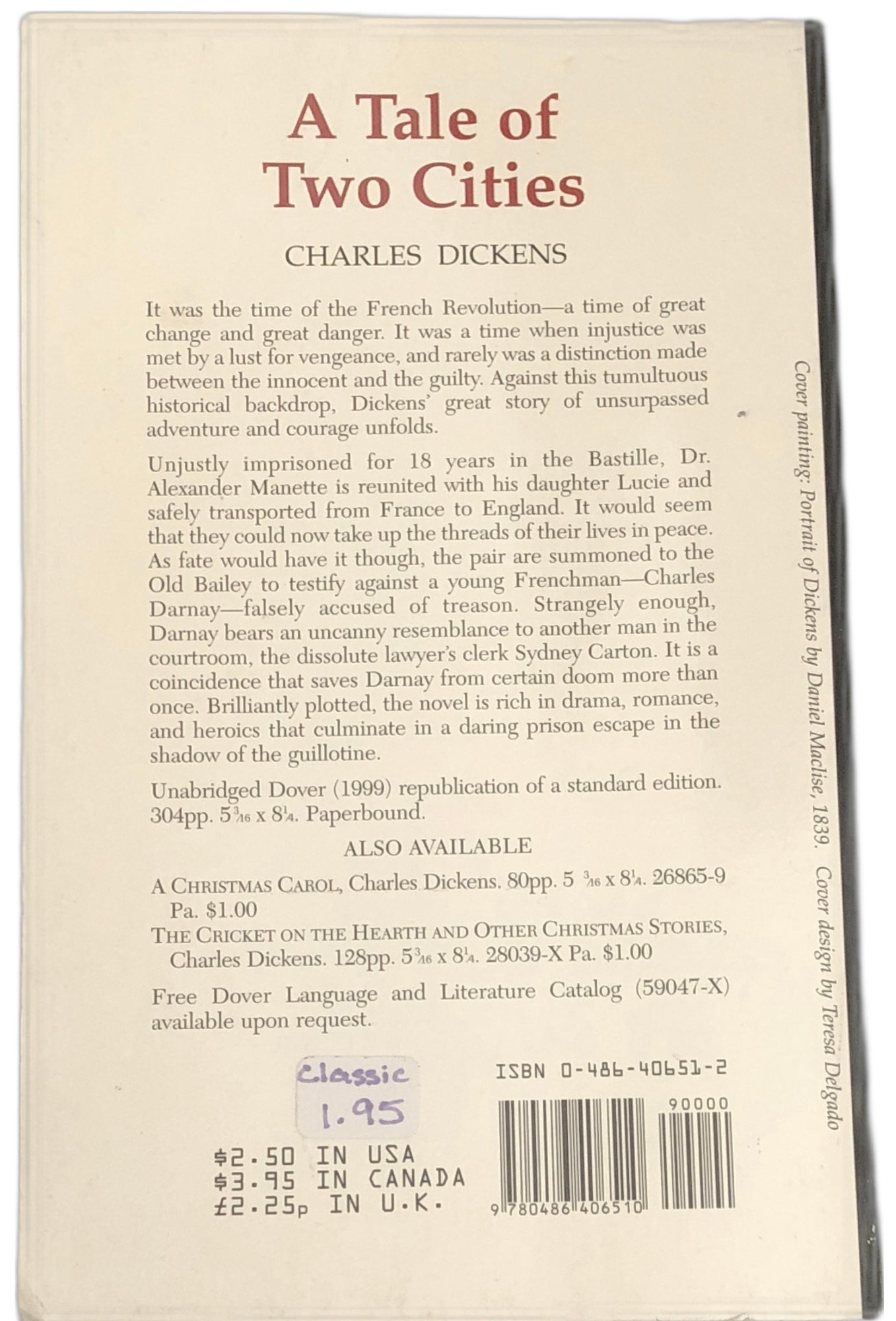A Tale of Two Cities by Charles Dickens