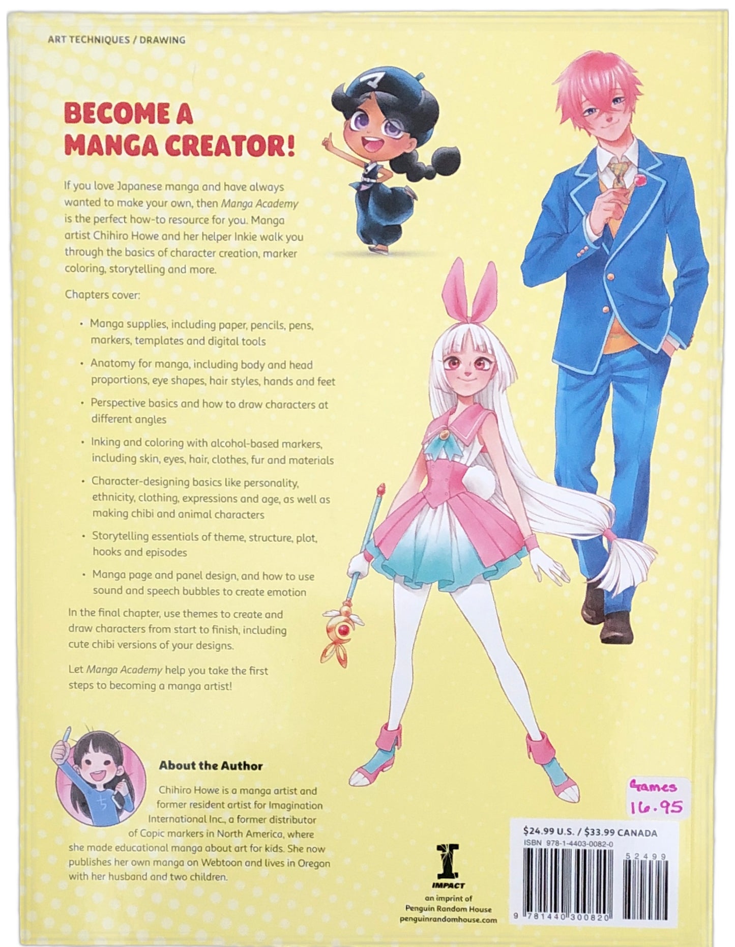 Manga Academy: Learn to Draw Japanese Characters and Scenes by Chihiro Howe
