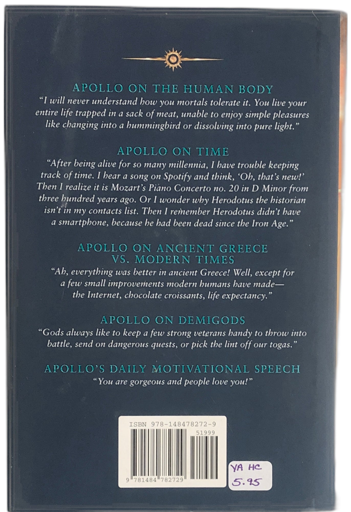 The Trials of Apollo, Book One: The Hidden Oracle by Rick Riordan
