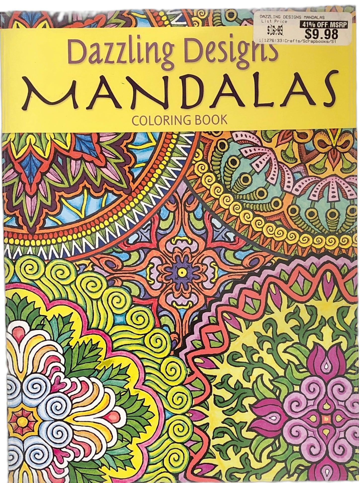 Dazzling Designs Mandalas Coloring Book by Alberta Hutchinson