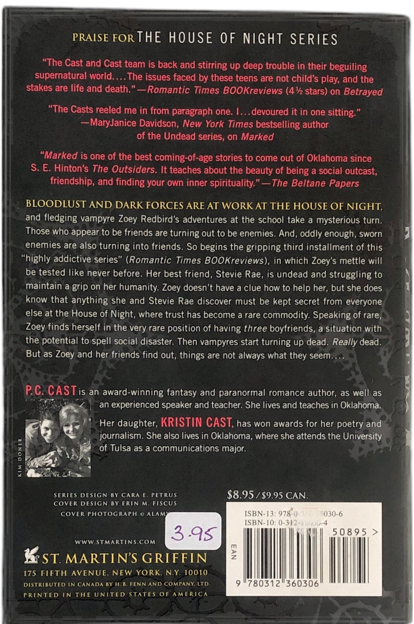 Chosen: A House of Night Novel, Book 3, by P.C. Cast and Kristin Cast