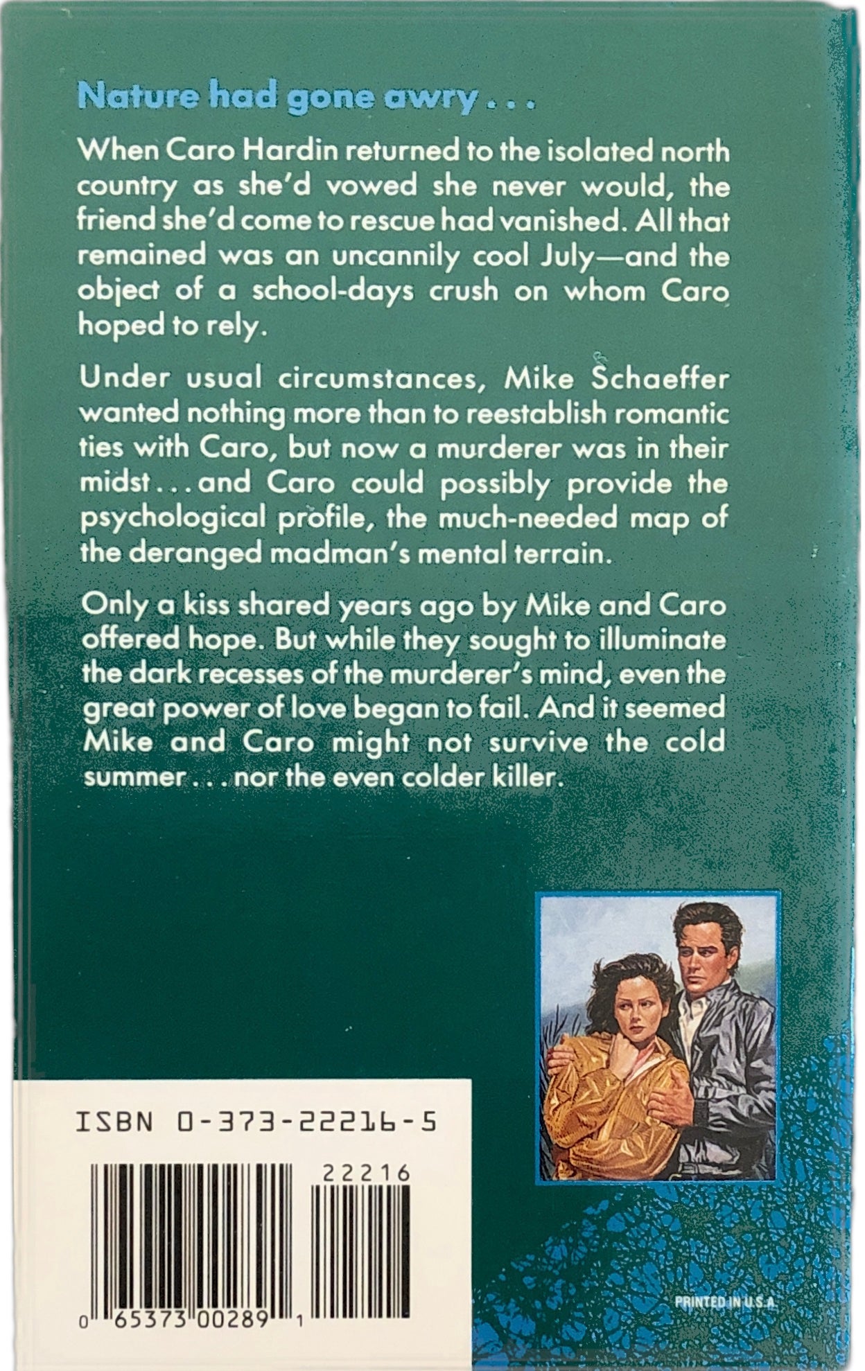 Cold Summer (Harlequin Intrigue, No 216) by Alice Harron Orr