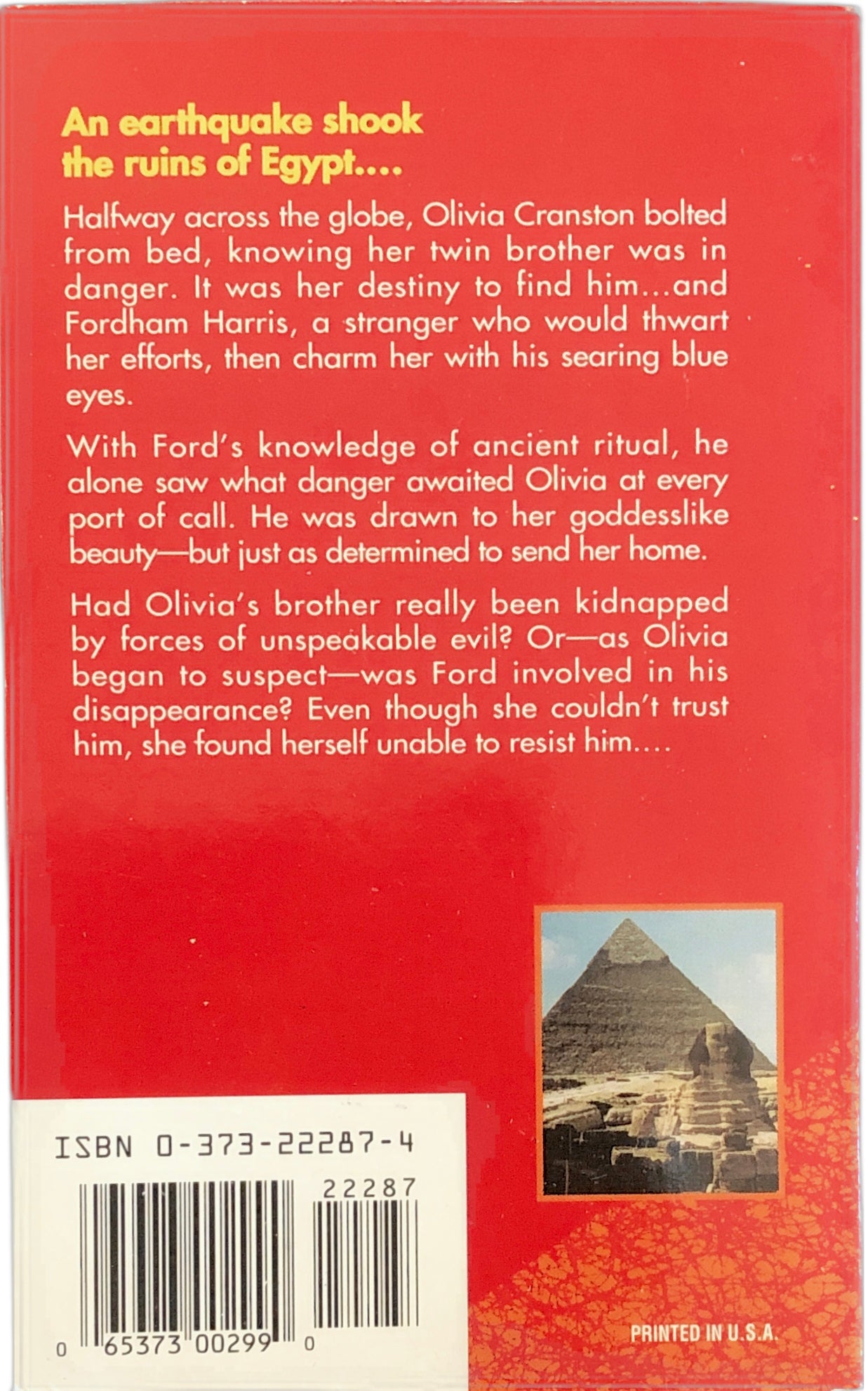 Night of the Nile (Harlequin Intrigue, No 287) by Lynn Leslie